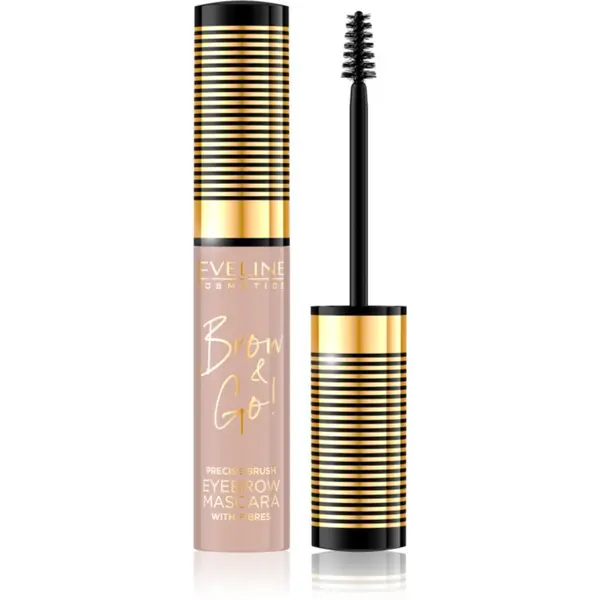 Eveline Cosmetics Eveline Cosmetics Brow & Go! maskara za obrve nijansa 05 Taupe 6 ml