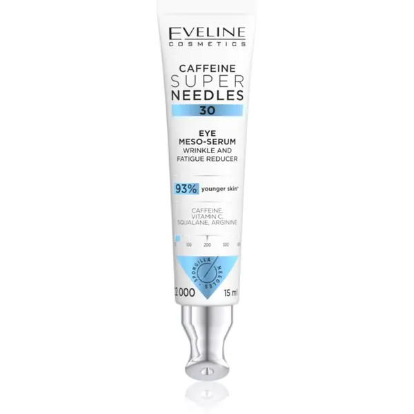 Eveline Cosmetics Eveline Cosmetics Caffeine Super Needles 30 serum za područje oko očiju protiv bora 15 ml
