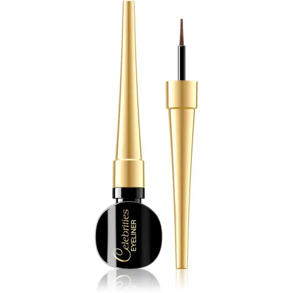 Eveline Cosmetics Eveline Cosmetics Celebrities tekući eyelineri nijansa Brown 6 ml
