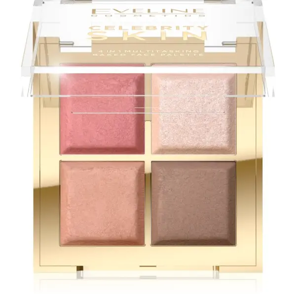 Eveline Cosmetics Eveline Cosmetics Celebrity Skin paleta za konturiranje 4 u 1 16 g