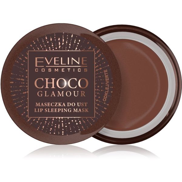 Eveline Cosmetics Eveline Cosmetics Choco Glamour noćna maska za regeneraciju za usne 12 ml