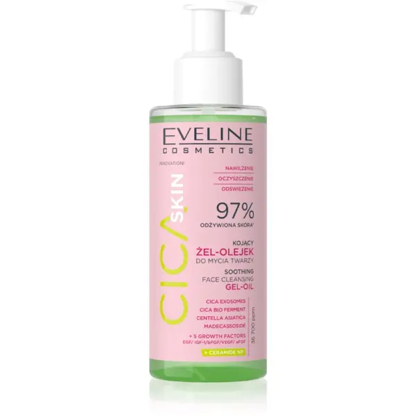Eveline Cosmetics Eveline Cosmetics Cica Skin oil umirujuće ulje za čišćenje za lice 145 ml