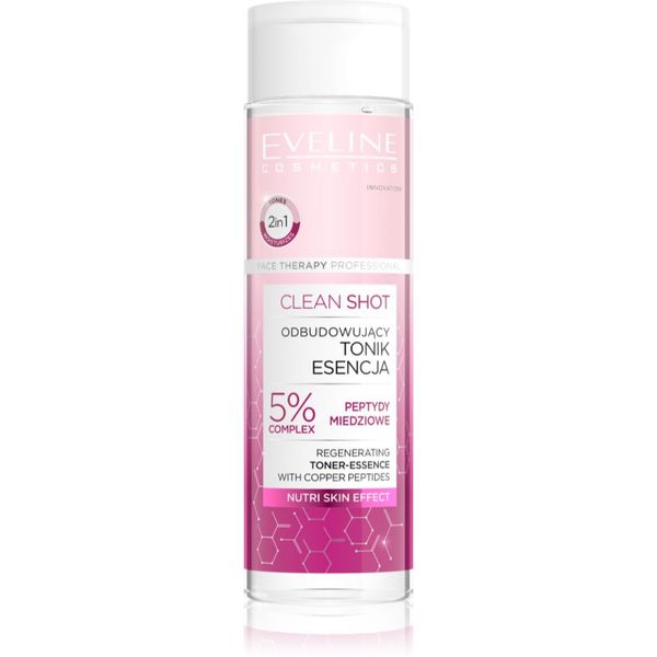 Eveline Cosmetics Eveline Cosmetics Clean Shot 5% Copper Peptide Complex revitalizirajući tonik 200 ml