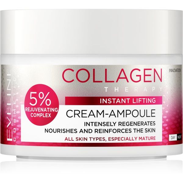 Eveline Cosmetics Eveline Cosmetics Cream-Ampoule Collagen intenzivna hranjiva krema s lifting učinkom 50 ml