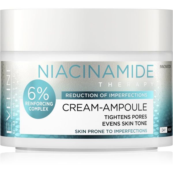 Eveline Cosmetics Eveline Cosmetics Cream-Ampoule Niacinamide hidratantna krema za nepravilnosti na koži lica 50 ml