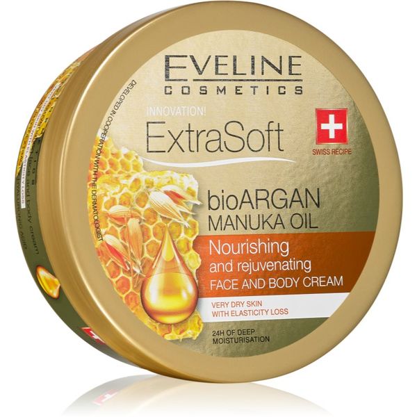 Eveline Cosmetics Eveline Cosmetics Extra Soft hidratantna krema za tijelo i lice s arganovim uljem 175 ml