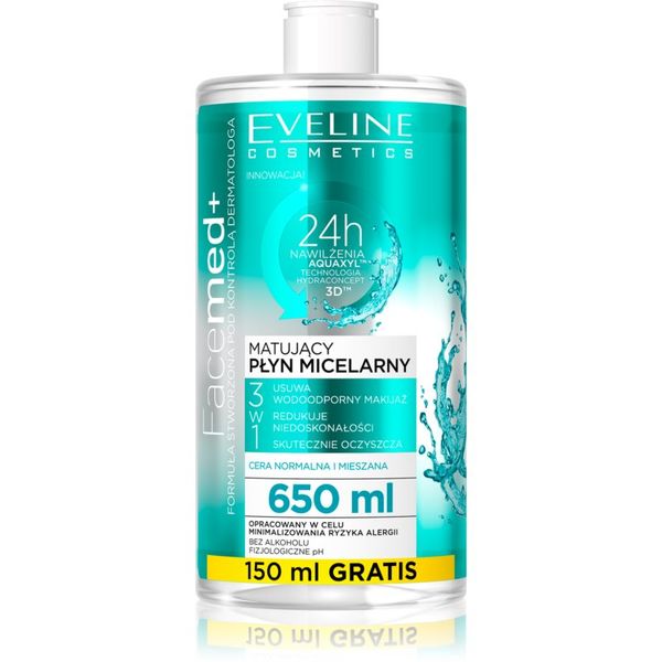 Eveline Cosmetics Eveline Cosmetics FaceMed+ matirajuća micelarna voda 650 ml