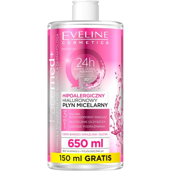 Eveline Cosmetics Eveline Cosmetics FaceMed+ micelarna voda za čišćenje 650 ml