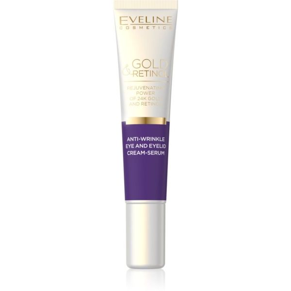 Eveline Cosmetics Eveline Cosmetics Gold & Retinol kremasti serum protiv bora oko očiju 20 ml