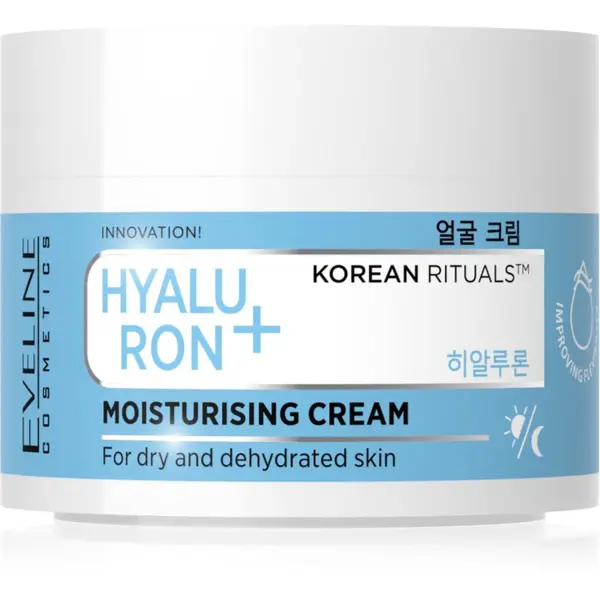 Eveline Cosmetics Eveline Cosmetics Hyaluron + Korean Rituals hidratantna krema za lice 50 ml