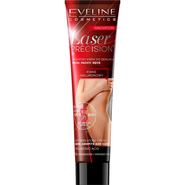 Eveline Cosmetics Eveline Cosmetics Laser Precision krema za depilaciju ruku, pazuha i prepona za suhu i osjetljivu kožu 125 ml