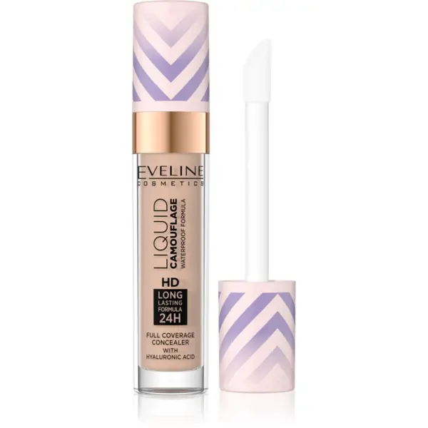 Eveline Cosmetics Eveline Cosmetics Liquid Camouflage vodootporni korektor s hijaluronskom kiselinom nijansa 06 7,5 ml