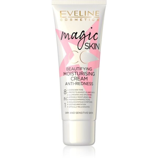 Eveline Cosmetics Eveline Cosmetics Magic Skin CC krema protiv crvenila kože s hidratantnim učinkom 8 u 1 50 ml