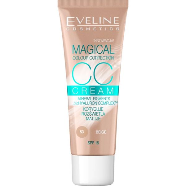 Eveline Cosmetics Eveline Cosmetics Magical Colour Correction CC krema SPF 15 nijansa 53 Beige 30 ml