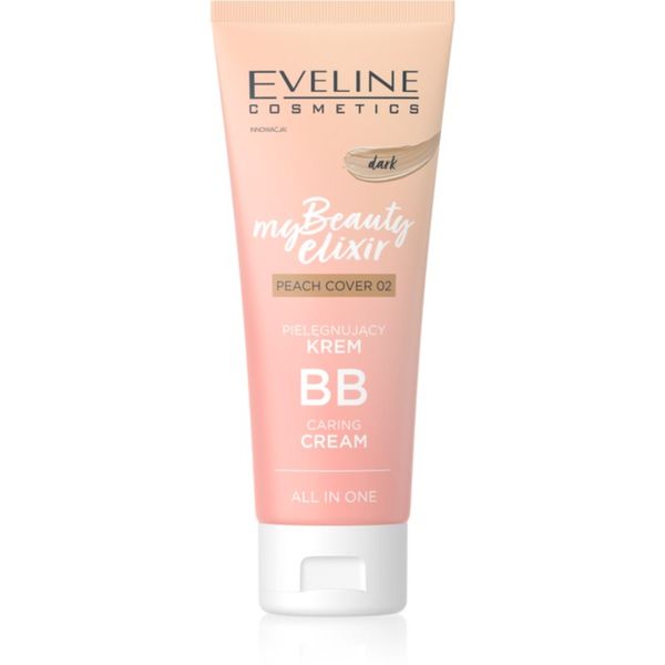 Eveline Cosmetics Eveline Cosmetics My Beauty Elixir Peach Cover hidratantna BB krema nijansa 02 Dark 30 ml