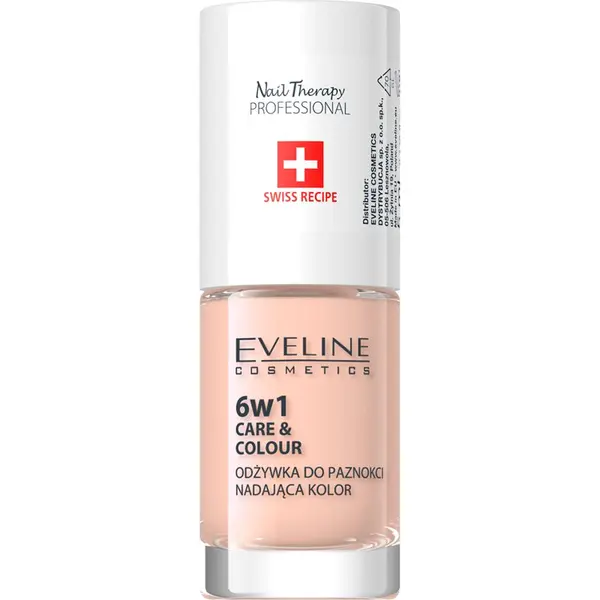 Eveline Cosmetics Eveline Cosmetics Nail Therapy Care & Colour regenerator za nokte 6 u 1 nijansa Nude 5 ml