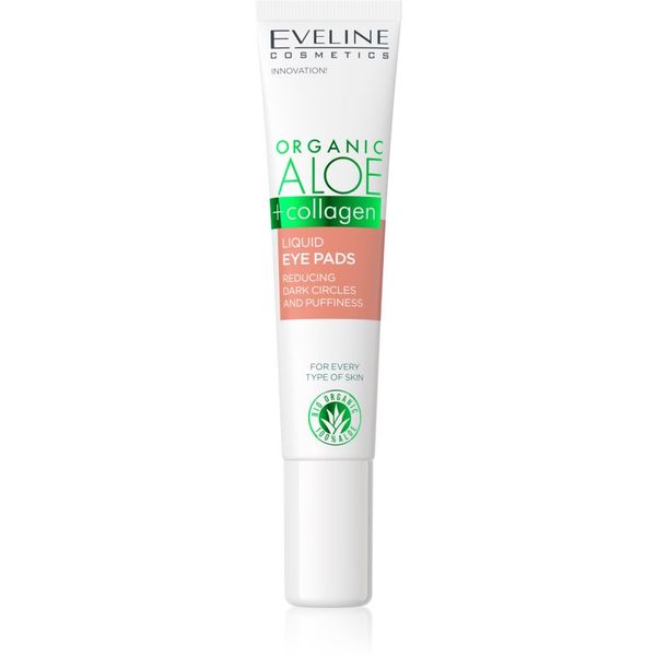 Eveline Cosmetics Eveline Cosmetics Organic Aloe+Collagen gel za oči protiv oticanja i tamnih krugova 20 ml