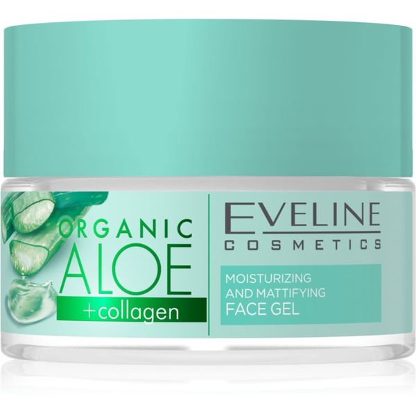 Eveline Cosmetics Eveline Cosmetics Organic Aloe+Collagen matirajući gel za lice 50 ml