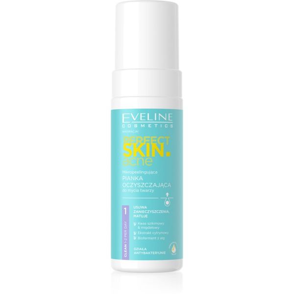 Eveline Cosmetics Eveline Cosmetics Perfect Skin .acne pjena za dubinsko čišćenje za problematično lice, akne 150 ml