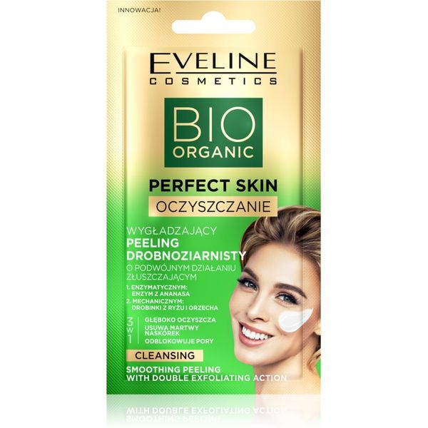 Eveline Cosmetics Eveline Cosmetics Perfect Skin Double Exfoliation piling za zaglađivanje 2 u 1 8 ml