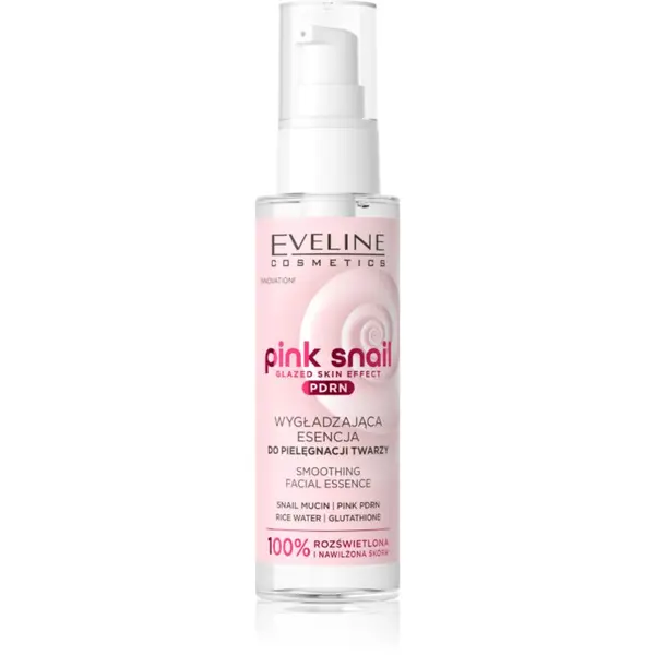 Eveline Cosmetics Eveline Cosmetics Pink Snail Glazed Skin Effect esencija s pomlađujućim učinkom 100 ml