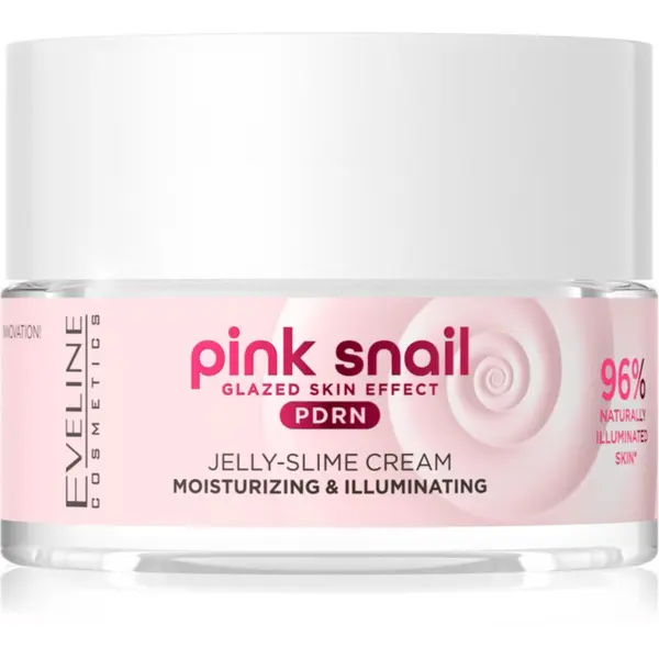 Eveline Cosmetics Eveline Cosmetics Pink Snail Glazed Skin Effect posvjetljujuća krema 50 ml