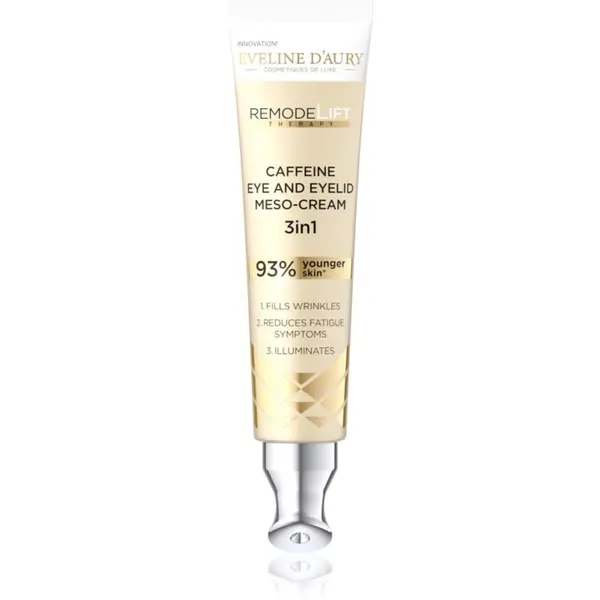 Eveline Cosmetics Eveline Cosmetics Remodelift Therapy anti-age krema za područje oko očiju s kofeinom 15 ml
