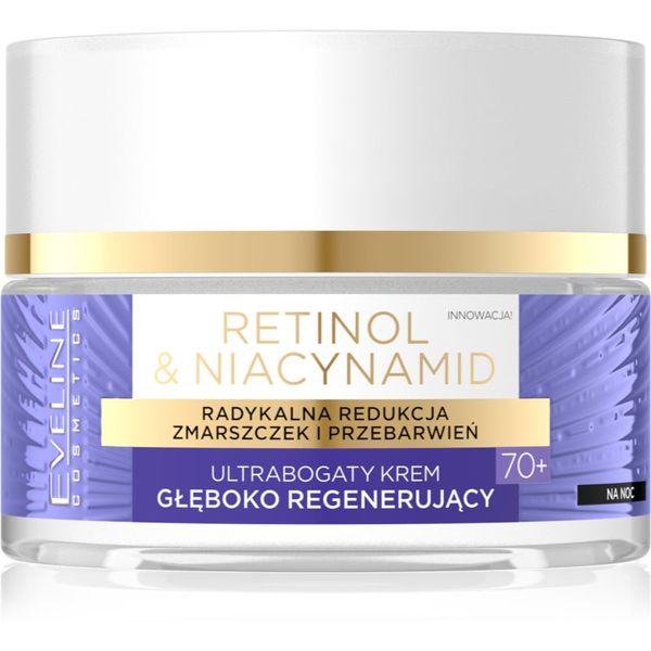 Eveline Cosmetics Eveline Cosmetics Retinol & Niacynamid noćna krema za dubinsku regeneraciju 70+ 50 ml