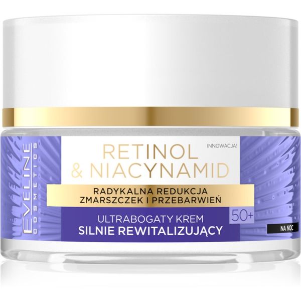 Eveline Cosmetics Eveline Cosmetics Retinol & Niacynamid revitalizirajuća noćna krema 50+ 50 ml