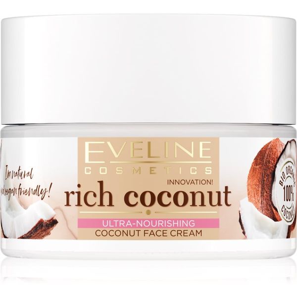 Eveline Cosmetics Eveline Cosmetics Rich Coconut ultra hidratantna krema za dan i noć 50 ml
