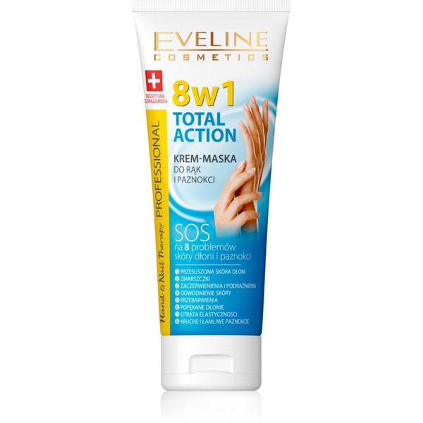 Eveline Cosmetics Eveline Cosmetics Total Action krema za ruke i nokte 8 u 1 75 ml