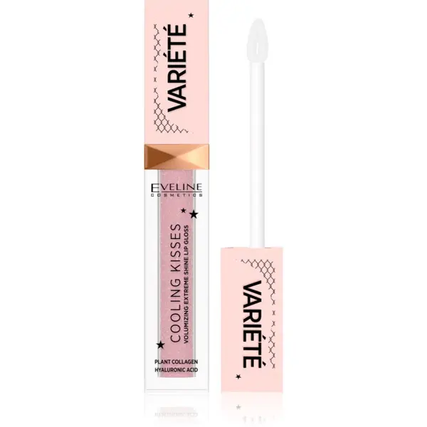 Eveline Cosmetics Eveline Cosmetics Variété Cooling Kisses hidratantno sjajilo za usne sa učinkom hlađenja nijansa 02 Sugar Nude 6,8 ml