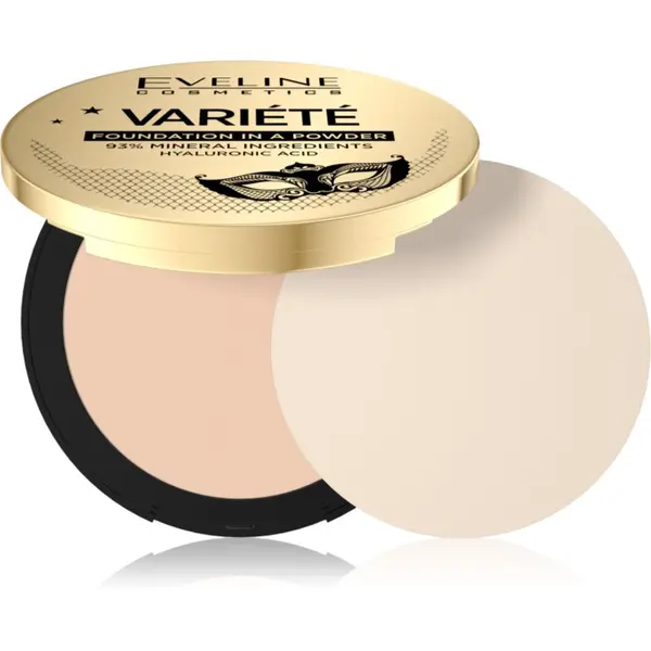 Eveline Cosmetics Eveline Cosmetics Variété mineralni kompaktni puder s aplikatorom nijansa 01 Light 8 g