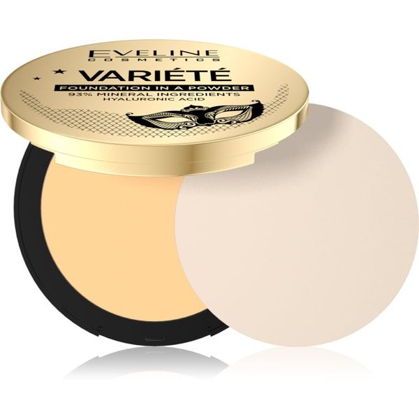 Eveline Cosmetics Eveline Cosmetics Variété mineralni kompaktni puder s aplikatorom nijansa 03 Light Vanilla 8 g
