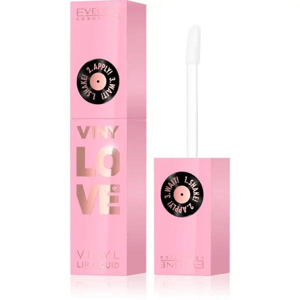 Eveline Cosmetics Eveline Cosmetics VINY LOVE Vinyl Lip Liquid dugotrajni tekući ruž za usne nijansa 01 4 ml