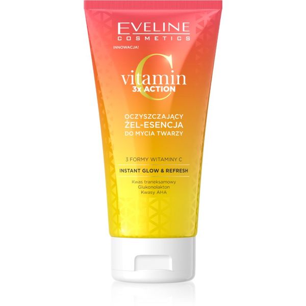Eveline Cosmetics Eveline Cosmetics Vitamin C 3x Action gel za čišćenje s AHA Acids 150 ml