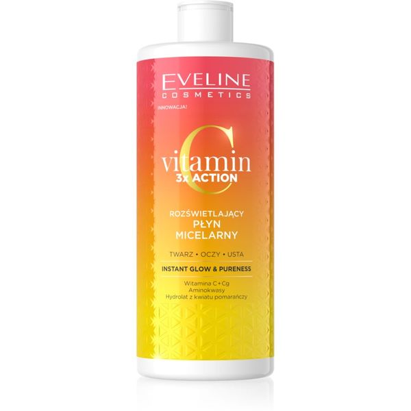 Eveline Cosmetics Eveline Cosmetics Vitamin C 3x Action micelarna voda za sjaj i hidrataciju 500 ml