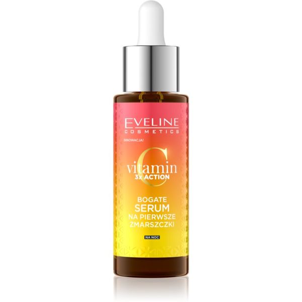 Eveline Cosmetics Eveline Cosmetics Vitamin C 3x Action noćni serum za prve bore 30 ml