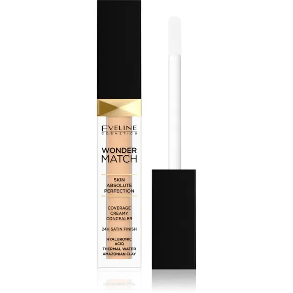 Eveline Cosmetics Eveline Cosmetics Wonder Match kremasti korektor za prekrivanje 24h nijansa 10 Light Vanilla Warm 7 ml