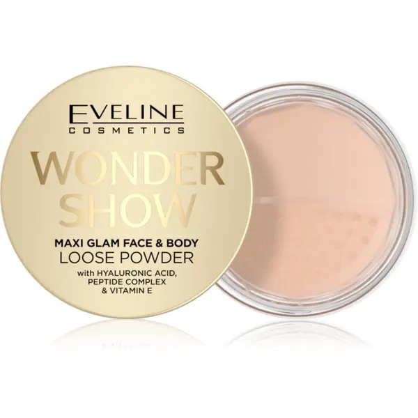 Eveline Cosmetics Eveline Cosmetics Wonder Show posvjetljujući puder u prahu za lice i tijelo Maxi Glam 6 g