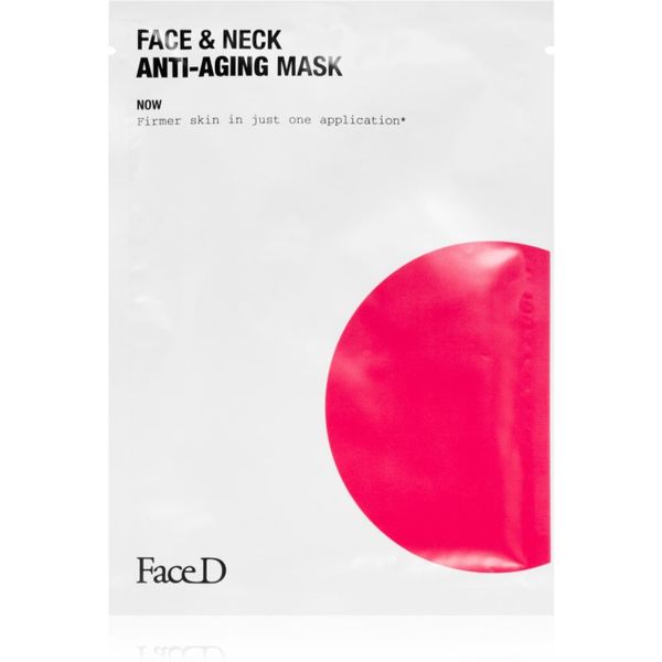 Face D Face D Face & Neck Sheet maska protiv starenja lica 25 ml