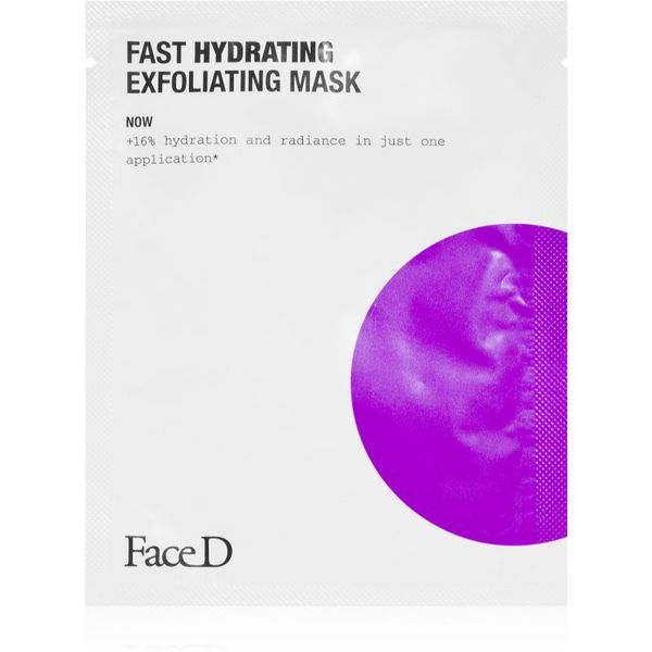 Face D Face D Fast Hydrating eksfolijacijska sheet maska 17 ml