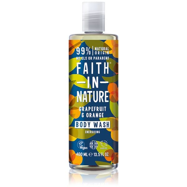 Faith In Nature Faith In Nature Grapefruit & Orange energetski gel za tuširanje 400 ml