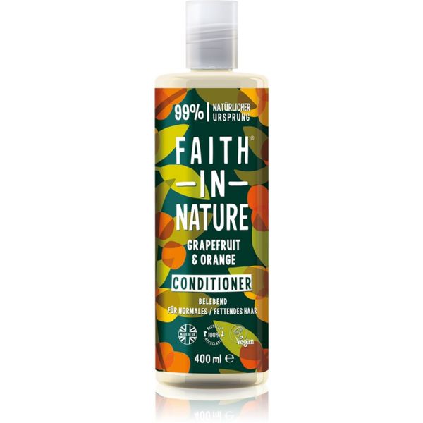 Faith In Nature Faith In Nature Grapefruit & Orange prirodni regenerator za normalnu i suhu kosu 400 ml