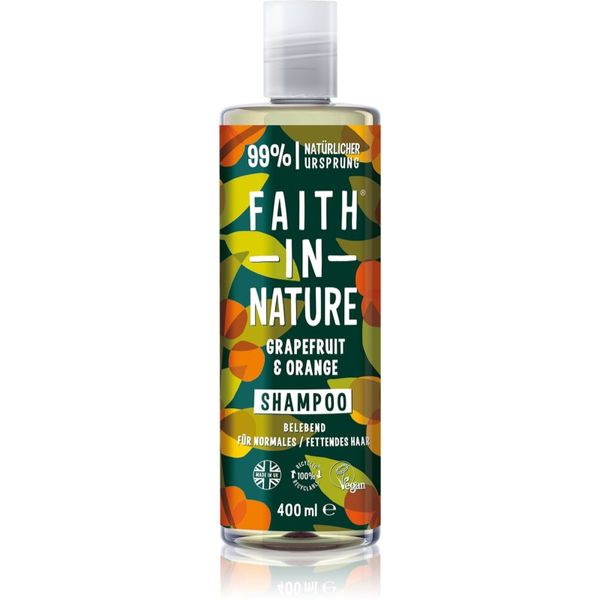 Faith In Nature Faith In Nature Grapefruit & Orange prirodni šampon za normalnu i masnu kosu 400 ml