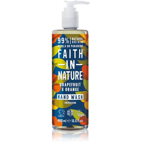 Faith In Nature Faith In Nature Grapefruit & Orange prirodni tekući sapun za ruke 400 ml