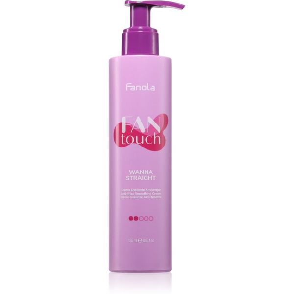 Fanola Fanola FAN touch Wanna Straight krema za zaglađivanje kose anti-frizzy 200 ml