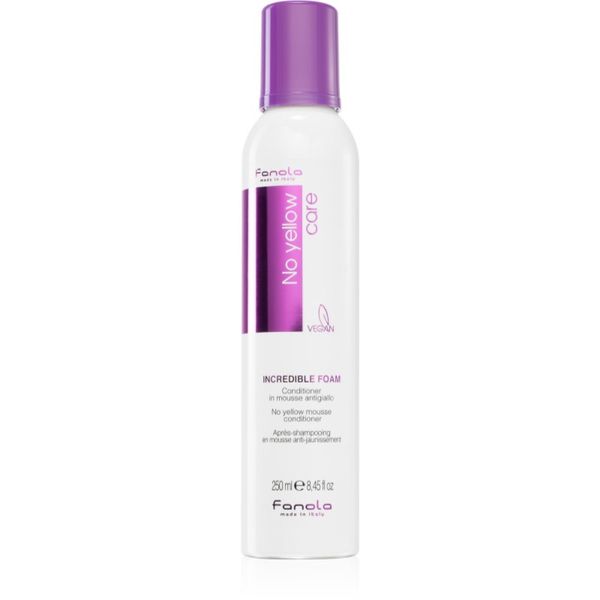 Fanola Fanola No Yellow Incredible Foam pjenasti regenerator neutralizirajući žuti tonovi 250 ml