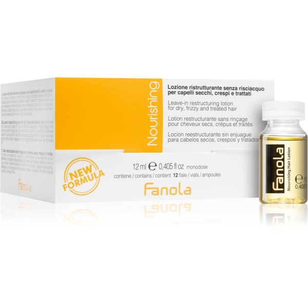Fanola Fanola Nourishing intenzivni hidratantni serum za suhu i oštećenu kosu 12x12 ml