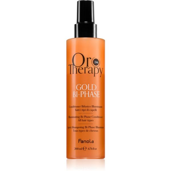 Fanola Fanola Oro Therapy Gold Bi-Phase regenerator bez ispiranja u 2 faze 200 ml